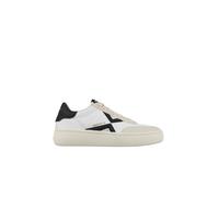 Ocean Donna in white with side logo and black heel - female - Alexander Smith - Sneakers - White - 4 UK - Shoes 4 UK