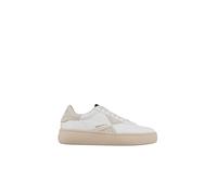 Ocean Donna in white with side logo and pink heel - female - Alexander Smith - Sneakers - White - 5 UK - Shoes 5 UK
