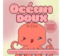 Océan Doux: Coloriage facile et grand format - pour tous les âges