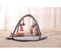 Ocean Dream Baby Play Gym Mat(Shell-Shaped mat and 6 Enchanting Ocean-Themed Toys)