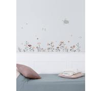 Ocean Dream Sticker Sheet, by LILIPINSO blue light solid with design