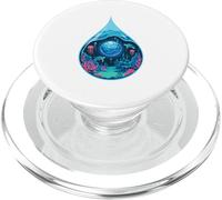 Ocean Drop Turtles Coral Reef Planet Aquatic Earth Sea PopSockets PopGrip for MagSafe