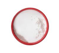 Ocean Drum Ocean Wave Bead Hand Drum Music Instruments Percussion(Red 25cm)