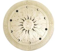 Ocean Drum Rain Disk, Sound Healing Wave Drum with Sun and Moon Pattern, Ideal for Spiritual Music and Yoga Meditation, Pressure Relief Musical Instrument