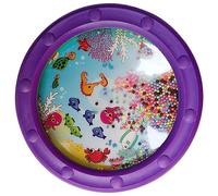 Ocean Drum Wave Bead Drum Gentle Sea Sound Music Gift Educational Tool Percussion Instruments Drumï¼Å’10 Inch Fish Graphic Sea Drum (1 Pcs)