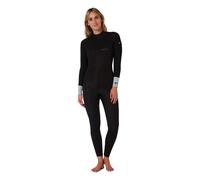 Ocean & Earth Free Flex 3/2 Mm Woman Long Sleeve Back Zip Neoprene Suit Black 10 Woman