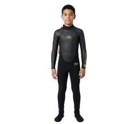 Ocean & Earth Surf School 3/2 Mm Steamer Flatlock Junior Long Sleeve Back Zip Neoprene Suit