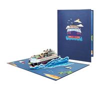 Ocean Escape 3D Cruise Ship Pop Up Greeting Card