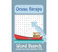 Ocean Escape Word Search Puzzle Book: Word Searches with Easy to Read Print about Ocean, Sea Life, Marine Animals and More | 6x9 inches, 110 pages | ... Gift for Vacations, Holidays and Free Times