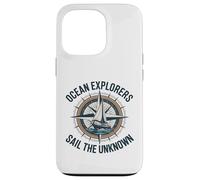Ocean Explorers Sail The Unknown Captain Sailor Case for iPhone 13 Pro