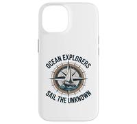 Ocean Explorers Sail The Unknown Captain Sailor Case for iPhone 14