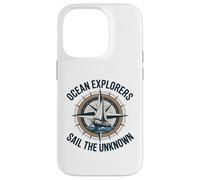 Ocean Explorers Sail The Unknown Captain Sailor Case for iPhone 14 Pro