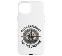 Ocean Explorers Sail The Unknown Captain Sailor Case for iPhone 15 Plus