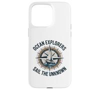 Ocean Explorers Sail The Unknown Captain Sailor Case for iPhone 15 Pro Max