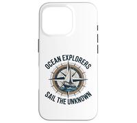 Ocean Explorers Sail The Unknown Captain Sailor Case for iPhone 16 Pro