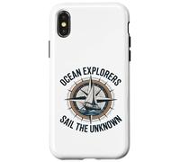 Ocean Explorers Sail The Unknown Captain Sailor Case for iPhone X/XS