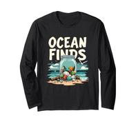 Ocean Finds Sea Sea Shells Explorer Long Sleeve T-Shirt