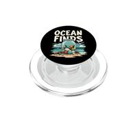 Ocean Finds Sea Sea Shells Explorer PopSockets PopGrip for MagSafe