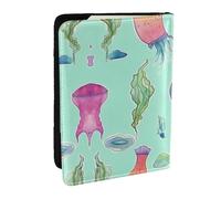 Ocean Fish Print Passport Holder Cover Wallet Passport Cover, Passport Wallet Case for Cards and Documents