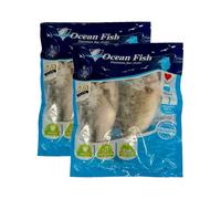 Ocean Fish Sea Bream Gutted Frozen (Sparus Aurata) (Approx. 900G) Pack of 2