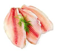 Ocean Fish Tilapia 2 Fillets - Premium Skinless & Boneless Fresh Tilapia Fillets, High in Protein, Ready to Cook