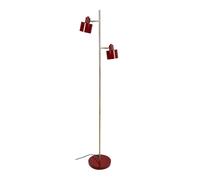 Ocean Floor Lamp Dark Red/ Brass