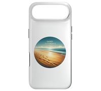 Ocean Footprints At Dawn, Coastal Path To Deep Calm Serenity Case for iPhone Air