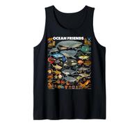 Ocean Friends: Amazing Sea Life for Kids from Tiny to Giant Tank Top