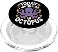 Ocean Fun Today I Wanna Be An Octopus For Divers PopSockets PopGrip for MagSafe