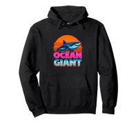 OCEAN GIANT Retro Shark Pullover Hoodie