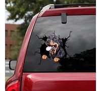 Ocean Gift Rottweiler Car Decals, Dog Car Stickers Pack of 2 - Realistic Rottweiler Stickers for Car Windows, Walls Series 81 Size 8" x 8"