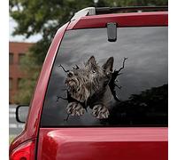 Ocean Gift Scottish Terrier Car Decals, Dog Car Stickers Pack of 2 - Realistic Scottish Terrier Stickers for Car Windows, Walls Series 112 Size 12" x 12"