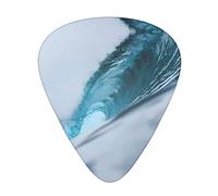 Ocean Green Wave Surf Guitar Plectrums Classical Triangle Bass Acoustic And Electric Guitar Plectrums For Guitarists 12 Pieces