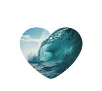 Ocean Green Wave Surf Printing 10 Pcs Air Freshener Cards,Car Scented Hanging Sheets Air Freshener Set For Car Decoration