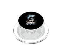 Ocean Guardian By Porpoise Whale Marine Conservation PopSockets PopGrip for MagSafe