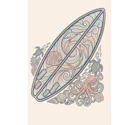 Ocean Harmony: Colorful Sea Life Surfboard Journal | Lined Notebook for Ocean Lovers, Surfers, and Mindfulness Tracking (Surfing and Ocean Therapy)