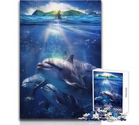 Ocean Harmony Teenagers 1000 Pieces Puzzle Educational Reasoning Skill Game Ideal Thoughtful Gift for All Events Size 38x52cm