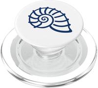 Ocean humor minimalist shells Simple Seashell PopSockets PopGrip for MagSafe