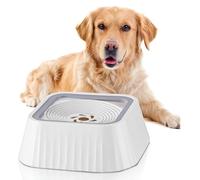 Ocean Ice Dog Water Bowl,No Spill Water Bowl for Dogs 45oz Large Capacity,Safety Foam in The Dog Bowl, No Spill Bowl for Elevated Design Mess Proof is Easy to Clean, is Suitable for All Pets