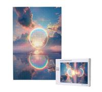 Ocean Jigsaw Puzzles for Adults 1000 Rainbow Large Jigsaw Puzzles for Adults, Funny/Difficult/Impossible/Challenging Decompression Games, As a Birthday for Women and Men 2T-1853