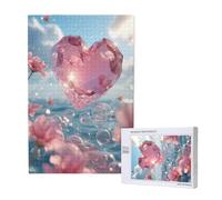 Ocean Jigsaw Puzzles for Adults 500, Flower Large Wooden Puzzles for Adults, Funny/Difficult/Impossible/Challenging Decompression Games, As a Birthday for Women and Men 2T-1669