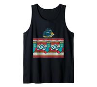 Ocean Knit Socks Folk Knitting Pattern Nautical Anchor Tank Top