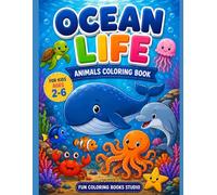 Ocean Life Animal Coloring Book