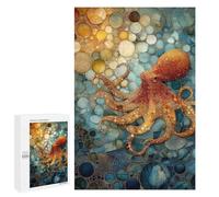 Ocean Life Artistic Octopus Puzzle 1000 Teile Schwer Puzzle Spielzeug Lernspiel Impossible Herausforderungsspielzeug Für Erwachsene Kinder 1000 PCS