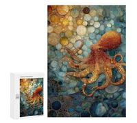 Ocean Life Artistic Octopus Puzzle 1000 Teile Schwer Puzzle Spielzeug Lernspiel Impossible Herausforderungsspielzeug Für Erwachsene Kinder 300 PCS