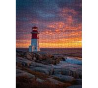 Ocean Lighthouse Jigsaw Puzzles for Adults 3000, 3000 Piece Jigsaw Puzzles, Classic Educational Jigsaws, Impossible de Assemble Handmade, Challenging Puzzle, Fun Family Activities FNKL0-372