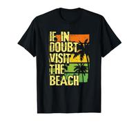 Ocean Lover Summer Break If in Doubt Visit the Beach Value Graphic T-Shirt