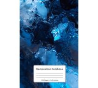 Ocean Marble: Abstract Liquid Composition Notebook | 120 Pages, 6x9 Size | Aesthetic Journal for Writing, School, Notes & Creativity (Liquid Dreams)