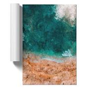 Ocean Meets the Sand Art Print | Unframed Poster, A1