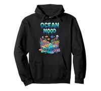 Ocean Mood Colorful Coral Reef Sea Life Underwater Pullover Hoodie